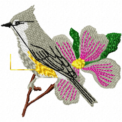 Small Birds Embroidery Design 8